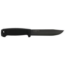 Couteau &agrave; lame fixe Morakniv M&ouml;rkret BlackBlade lame rev&ecirc;tue - Noir