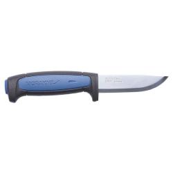 Couteau &agrave; lame fixe Morakniv Pro S acier inoxydable 12C27 - Bleu