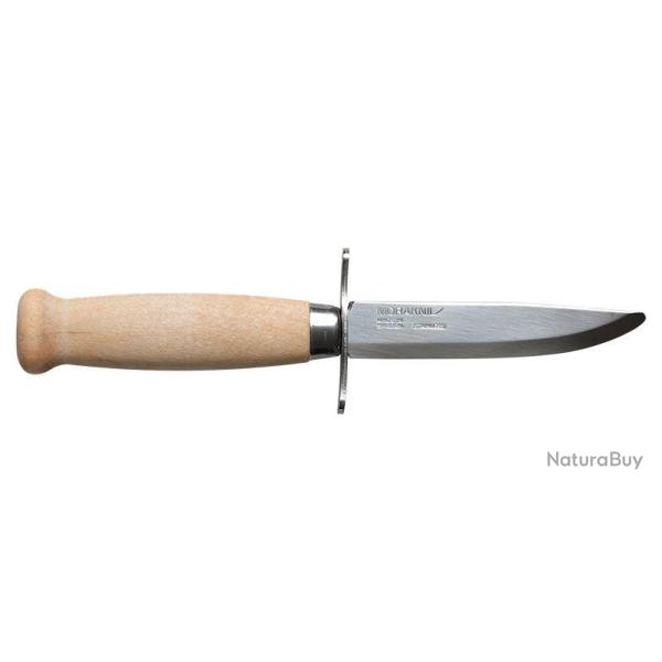 Couteau � lame fixe Morakniv Scout 39 Safe bout arrondi - Bois naturel