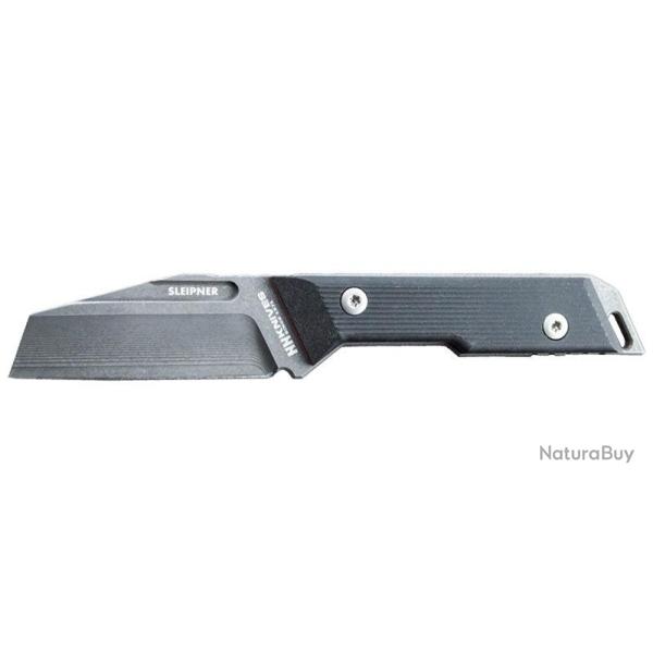 Couteau � lame fixe NN Knives Proto Wild Sheep Foot - Noir