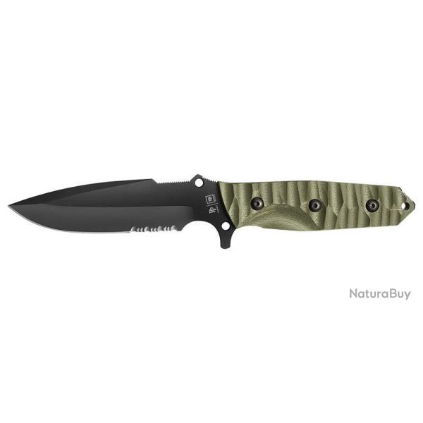 Couteau � lame fixe TB Outdoor Maraudeur Mixte G10 Toxifi� - Kaki