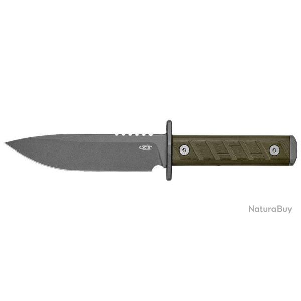 Couteau � lame fixe Zero Tolerance Mod�le 0006 acier CPM 3-V - Kaki