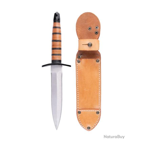 Couteau de combat � lame satin�e d'occasion, lot de 2 - Autre