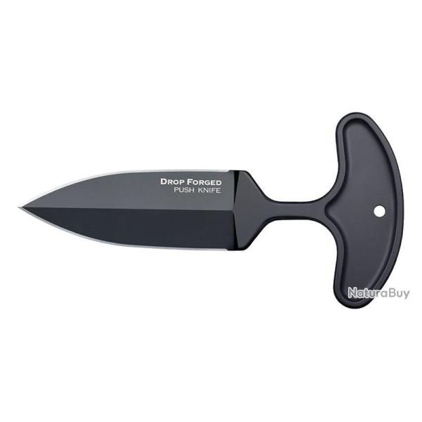 Couteau de cou Cold Steel Drop forged push knife - Noir