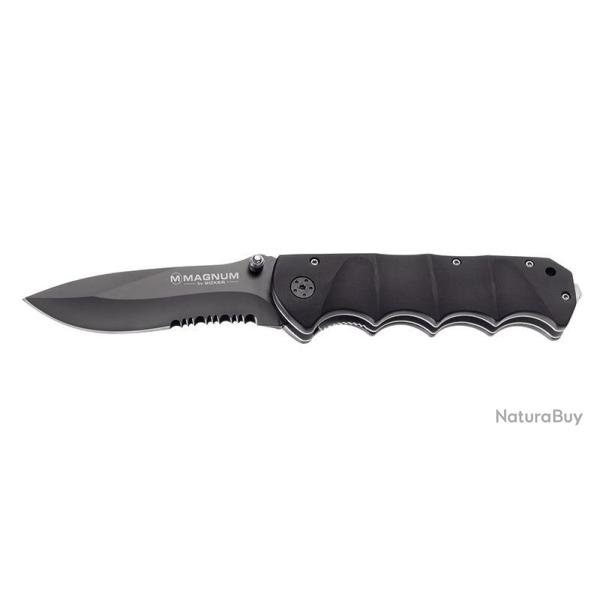 Couteau multifonctions Boker Magnum Black Spear acier 440A - Noir