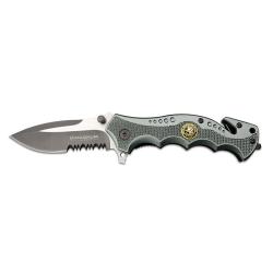 Couteau multifonctions Boker Magnum Swat Res-Q acier 440A - Gris