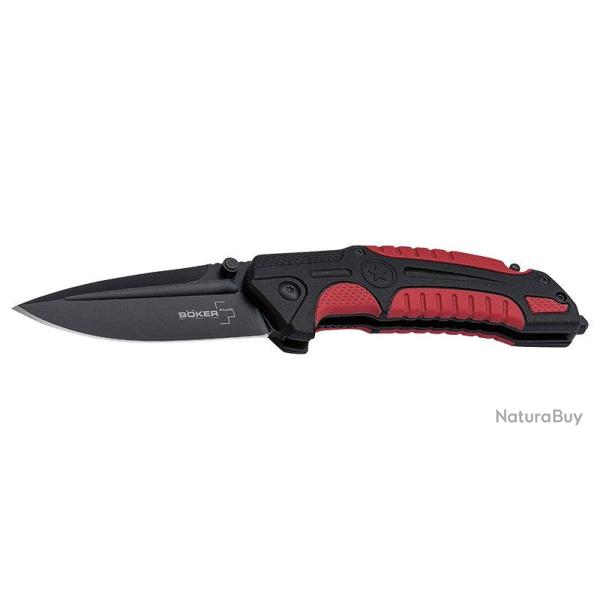 Couteau multifonctions Boker Plus Savior 1 acier 12C27 (Inox) - Noir et rouge