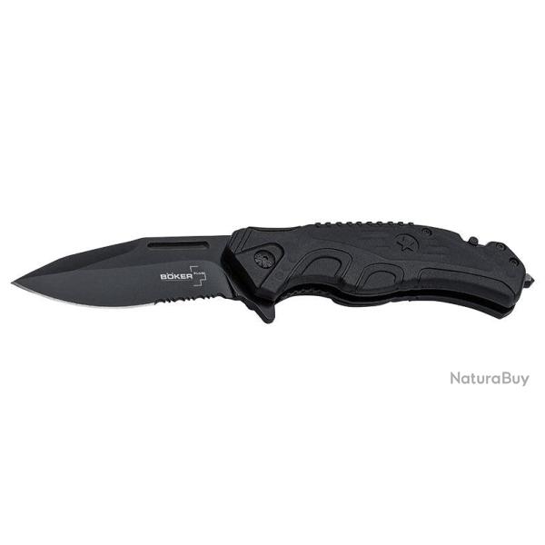 Couteau multifonctions Boker Plus Savior 2 acier 12C27 (Inox) - Noir