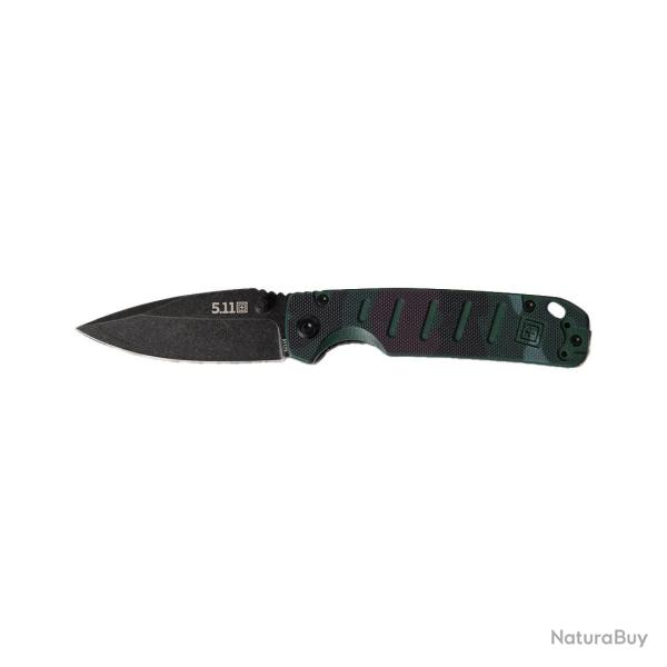 Couteau pliant 5.11 Tactical Braddock DP Mini lame 7,6 cm - Woodland