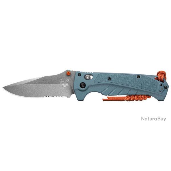 Couteau pliant Benchmade Adira 18060S acier CPM MagnaCut - Bleu