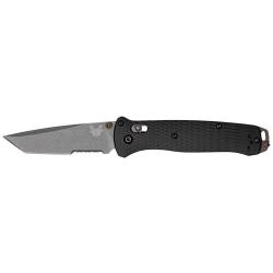 Couteau pliant Benchmade Bailout Storm Gray 537 acier CPM M4 - Gris / Mixte
