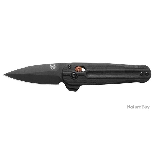 Couteau pliant Benchmade Lowden S90V 491 acier S90V lame 71 mm - Noir