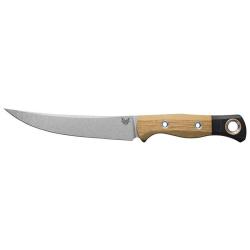 Couteau pliant Benchmade Meatcrafter 4050 acier CPM154 - Noir et bois naturel