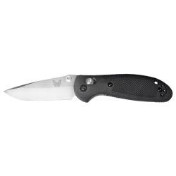 Couteau pliant Benchmade Mini Griptilian 555 acier CPM S30V - Noir / Drop point