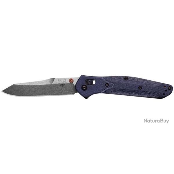 Couteau pliant Benchmade Osborne M390 940 acier M390 - Bleu