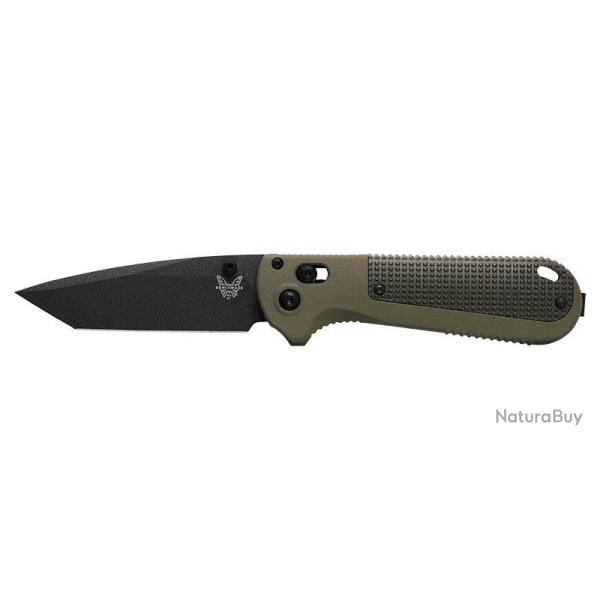 Couteau pliant Benchmade Redoubt 431 acier CPM D2 lame 90 mm - Vert / Lisse