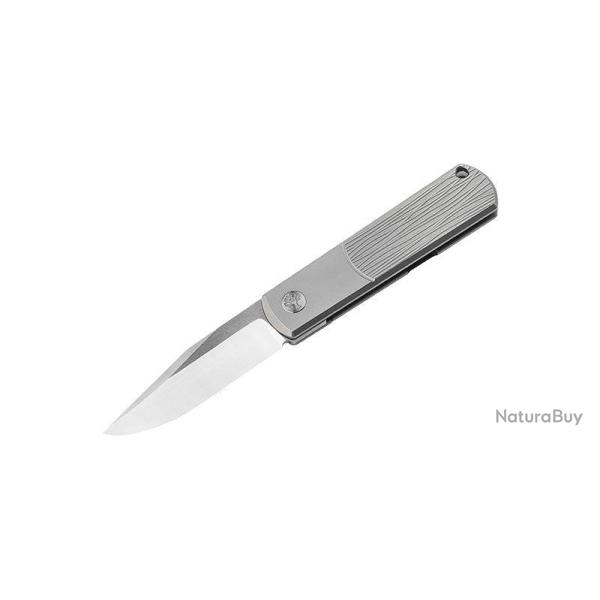 Couteau pliant Boker BRLW acier MagnaCut lame 65 mm lame clip - Gris