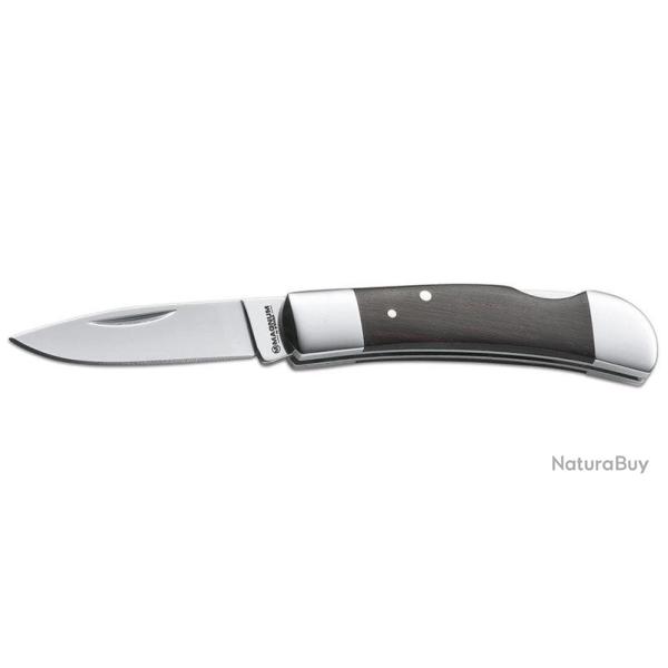 Couteau pliant Boker Magnum Jewel acier 440 lame 55 mm - Bois naturel