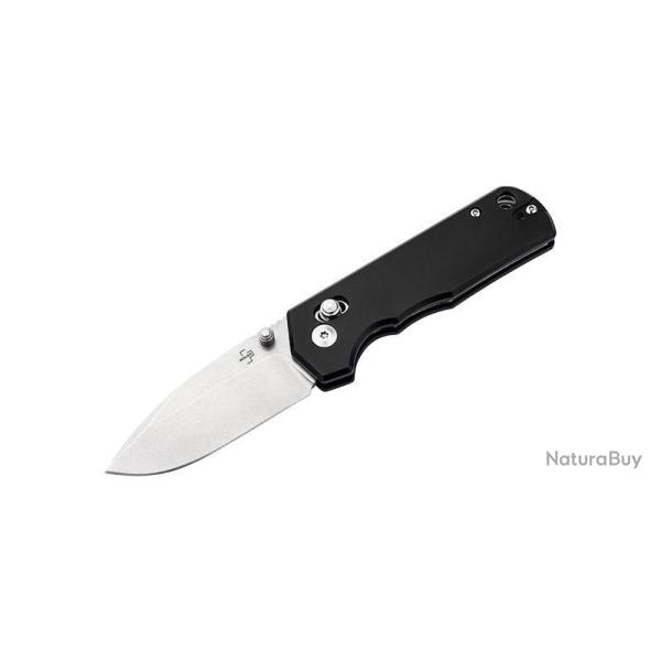 Couteau pliant Boker Magnum Rockstub Black 14C28N acier 14C28N - Noir