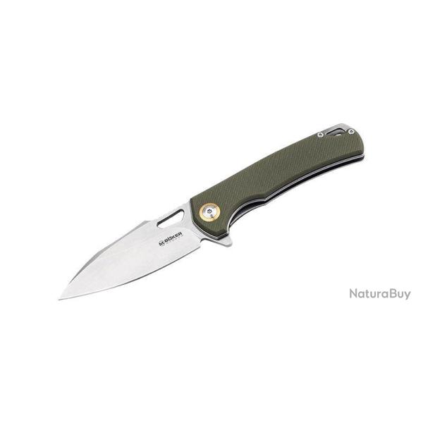 Couteau pliant Boker Magnum Skeksis acier 440 lame 83 mm - Vert