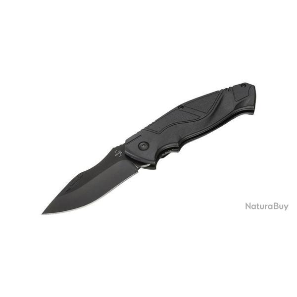 Couteau pliant Boker Plus All Black Pro 42 acier D2 lame 80 mm - Noir