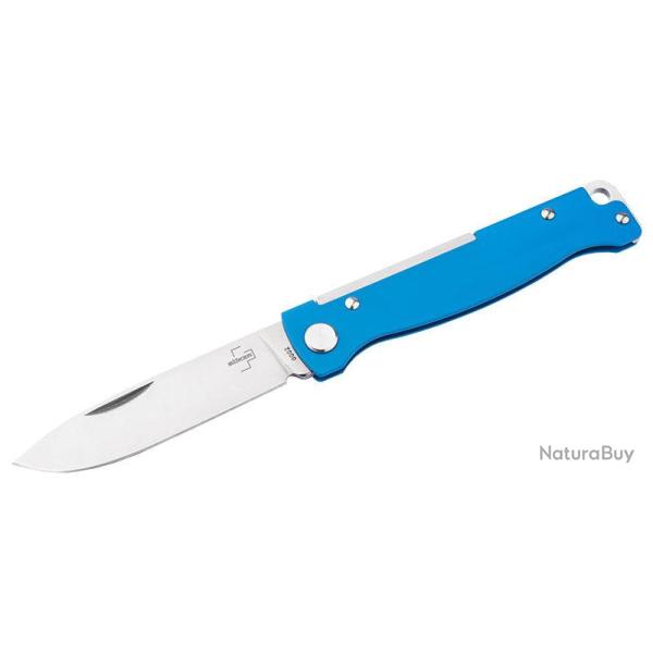 Couteau pliant Boker Plus Atlas acier 12C27 lame 73 mm - Bleu