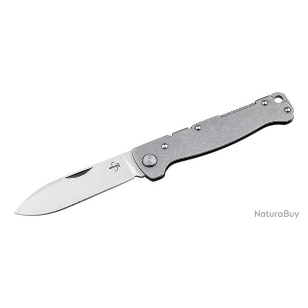 Couteau pliant Boker Plus Atlas Backlock Droppoint acier D2 - Autre