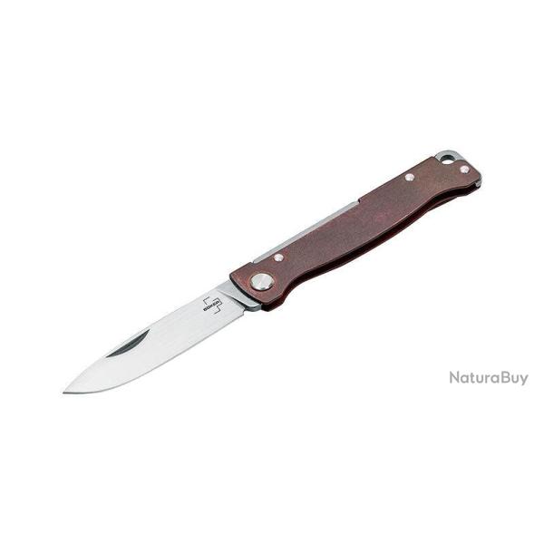 Couteau pliant Boker Plus Atlas Copper acier 12C27 (Inox) - Autre