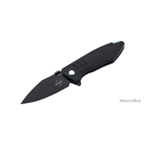 Couteau pliant Boker Plus Bend acier D2 lame 66 mm lame clip - Noir