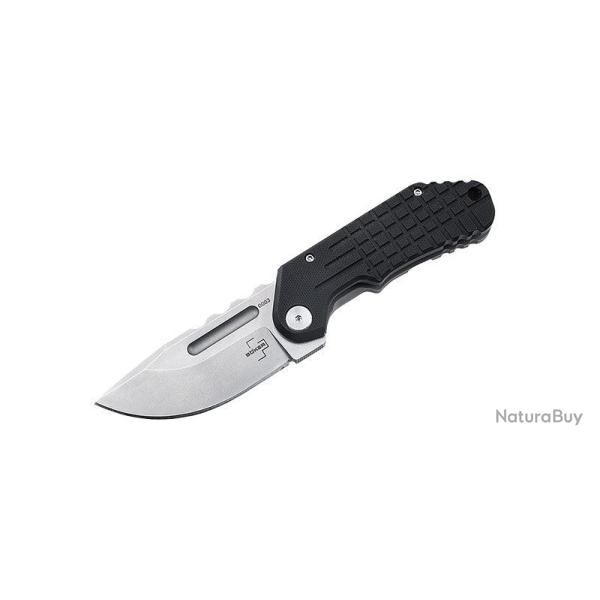 Couteau pliant Boker Plus Dvalin Folder Drop acier D2 - Noir
