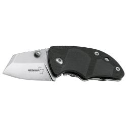 Couteau pliant Boker Plus DW-2 acier AUS8 lame 41 mm fil lisse - Noir