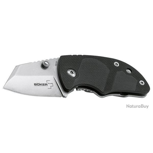 Couteau pliant Boker Plus DW-2 acier AUS8 lame 41 mm fil lisse - Noir