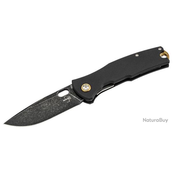 Couteau pliant Boker Plus Fieldfolder acier D2 lame 87 mm - Noir