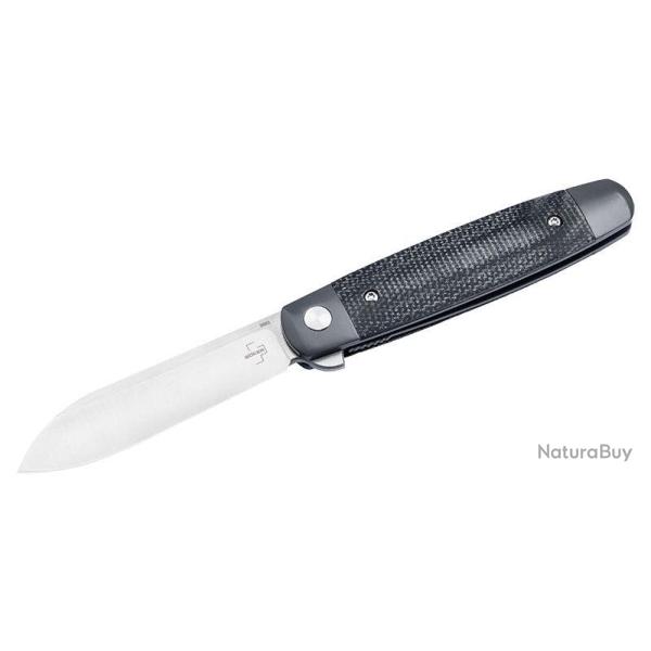 Couteau pliant Boker Plus Modern Club Knife acier Nitro-V - Gris