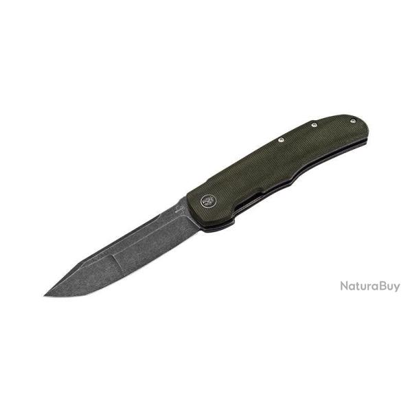 Couteau pliant Boker Plus Tac-Master acier Nitro-V lame 99 mm - Vert