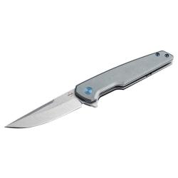 Couteau pliant Boker Plus The Dace acier Nitro-V lame 90 mm - Gris
