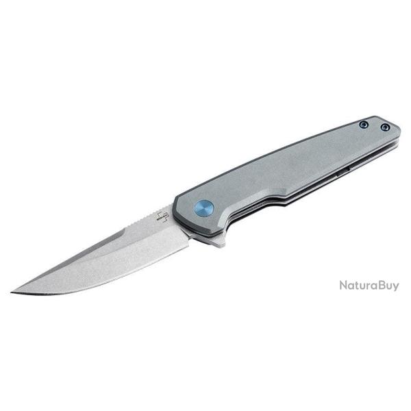 Couteau pliant Boker Plus The Dace acier Nitro-V lame 90 mm - Gris