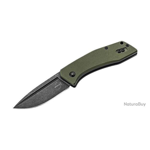 Couteau pliant Boker Plus Worldwide 2.0 acier 440C (inox) - Vert