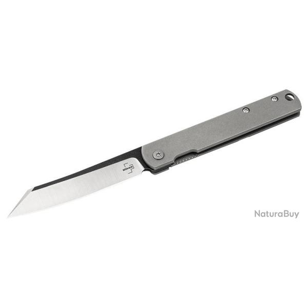 Couteau pliant Boker Plus Zenshin acier 440C (Inox) lame 75 mm - Gris