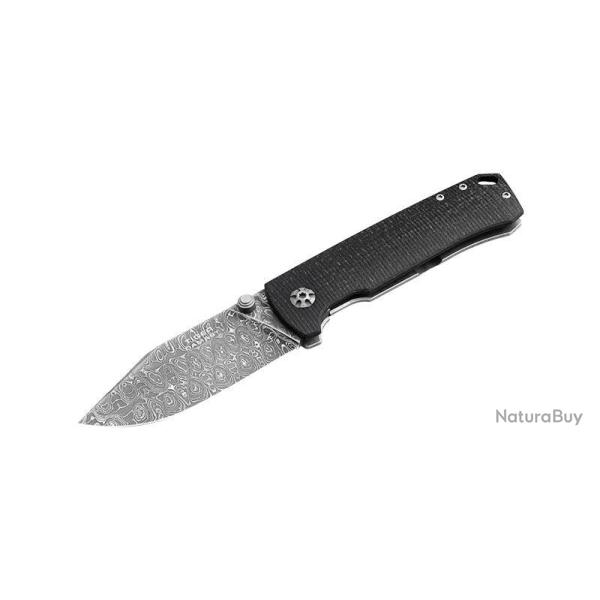Couteau pliant Boker Tiger Damas acier Damas lame 85 mm - Noir