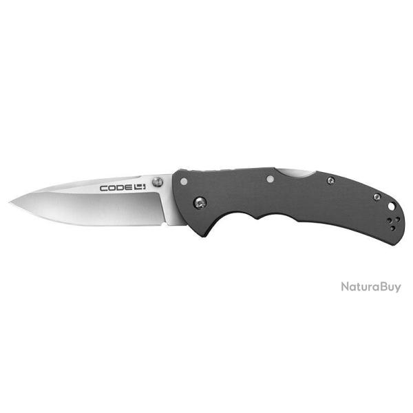 Couteau pliant Cold Steel Code 4 acier S35VN lame 89 mm - Gris / Spear point