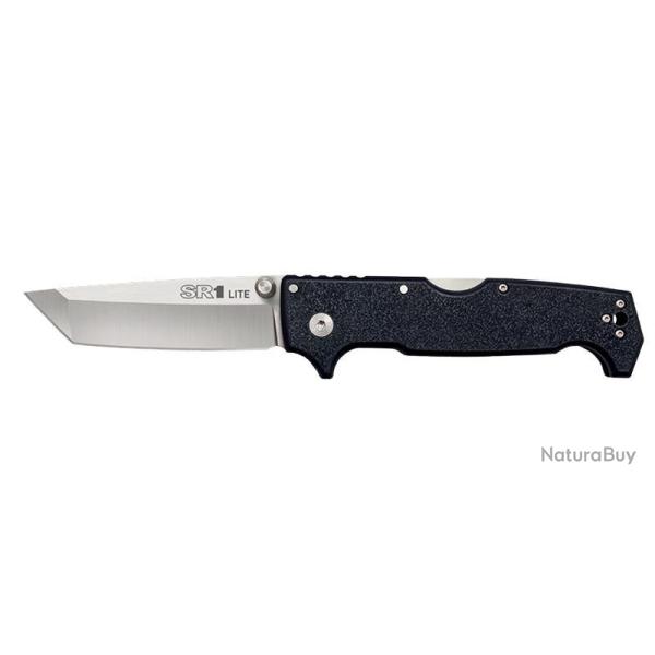 Couteau pliant Cold Steel SR1 Lite acier 8Cr14MoV lame 102 mm - Noir / Tanto