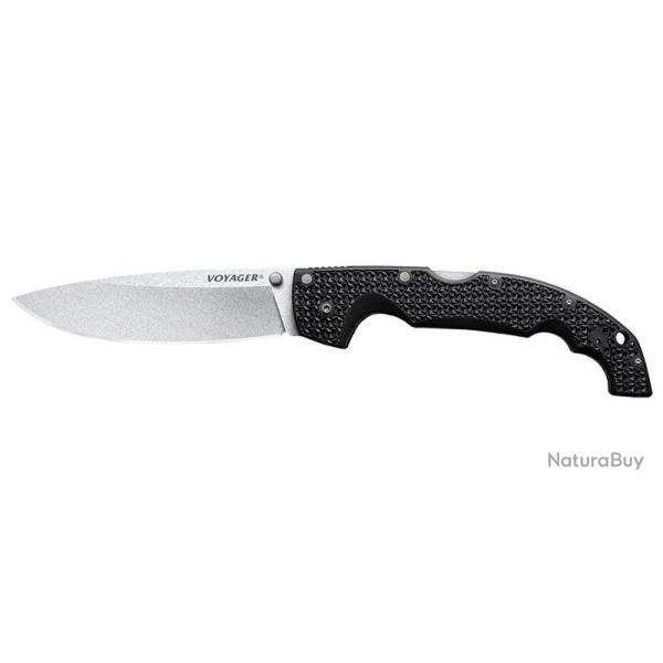 Couteau pliant Cold Steel Voyager XL acier AUS 10A lame 140 mm - Noir