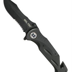 Couteau pliant de secours Mil-Tec Medical acier 440 et G10 - Autre