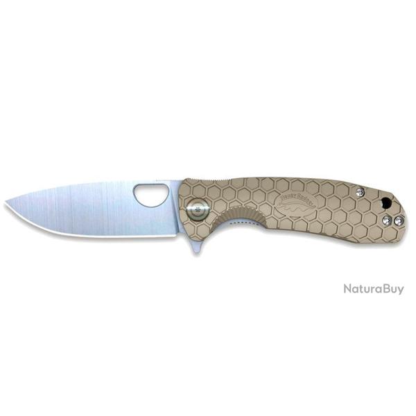 Couteau pliant Honey Badger Flipper D2 Large acier D2 - Autre