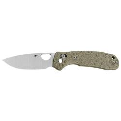 Couteau pliant Honey Badger Large Crossbolt acier 8Cr13MoV - Vert