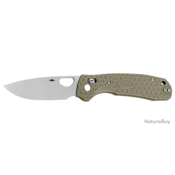 Couteau pliant Honey Badger Large Crossbolt acier 8Cr13MoV - Vert