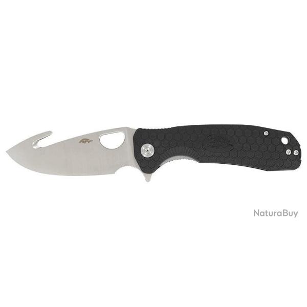 Couteau pliant Honey Badger Large Hook acier 8Cr13MoV - Noir