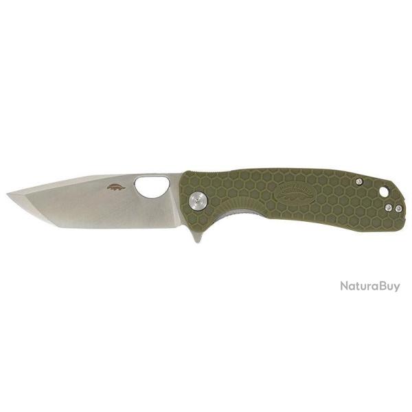 Couteau pliant Honey Badger Large Tanto acier 8Cr13MoV - Vert