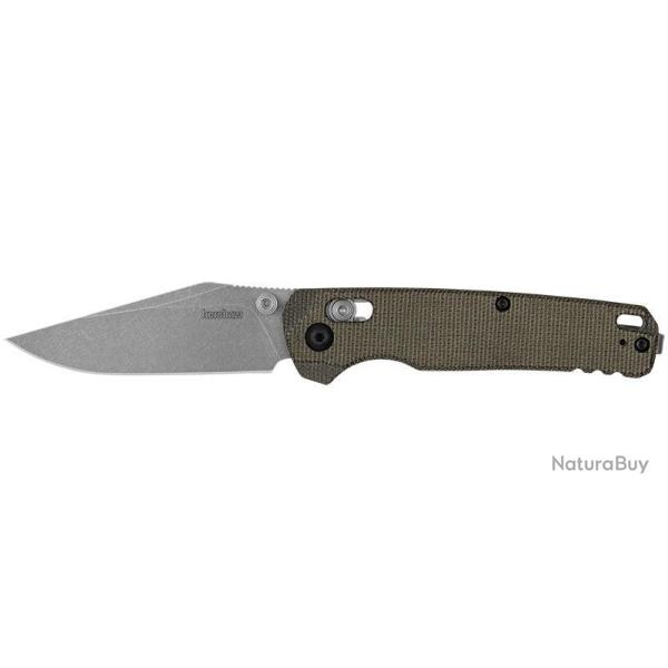 Couteau pliant Kershaw Bel air 6106 acier CPM MagnaCut - Kaki